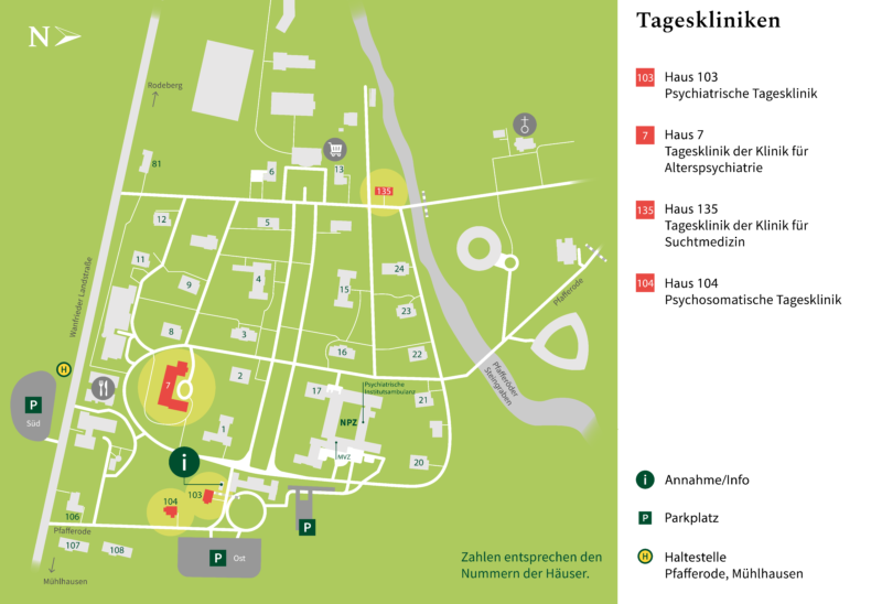OEHK Lageplan Website Tagesklinik allgemein